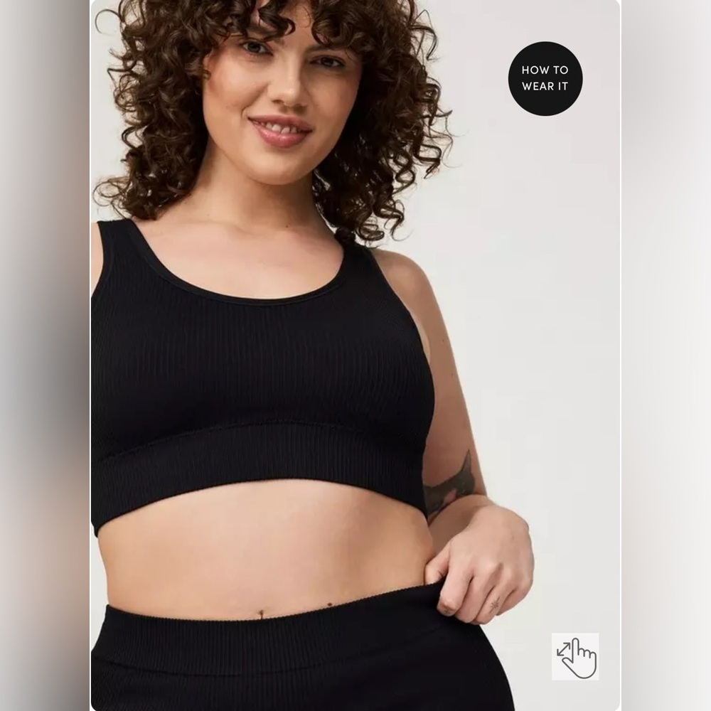 Torrid‎ Seamless Ribbed Bralette - Picture 5 of 14